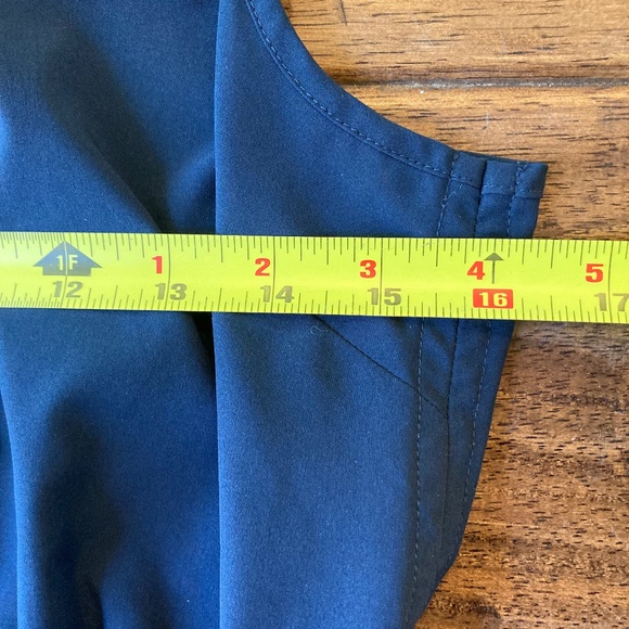 Calia by Carrie Underwood Navy Midi Dress Medium Athletic Sleeveless Drawstring - Picture 9 of 9